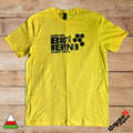 Yellow adult T-shirt with Urdd Gwent 2027 Bro’r Wenynen logo