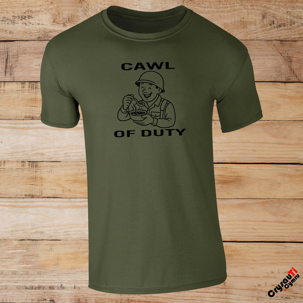 Cawl of Duty – Crys-T Plant ac Oedolion| Kids and Adult Tee