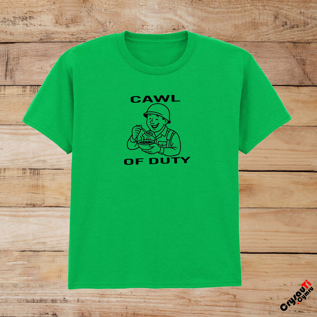 Cawl of Duty – Crys-T Plant ac Oedolion| Kids and Adult Tee